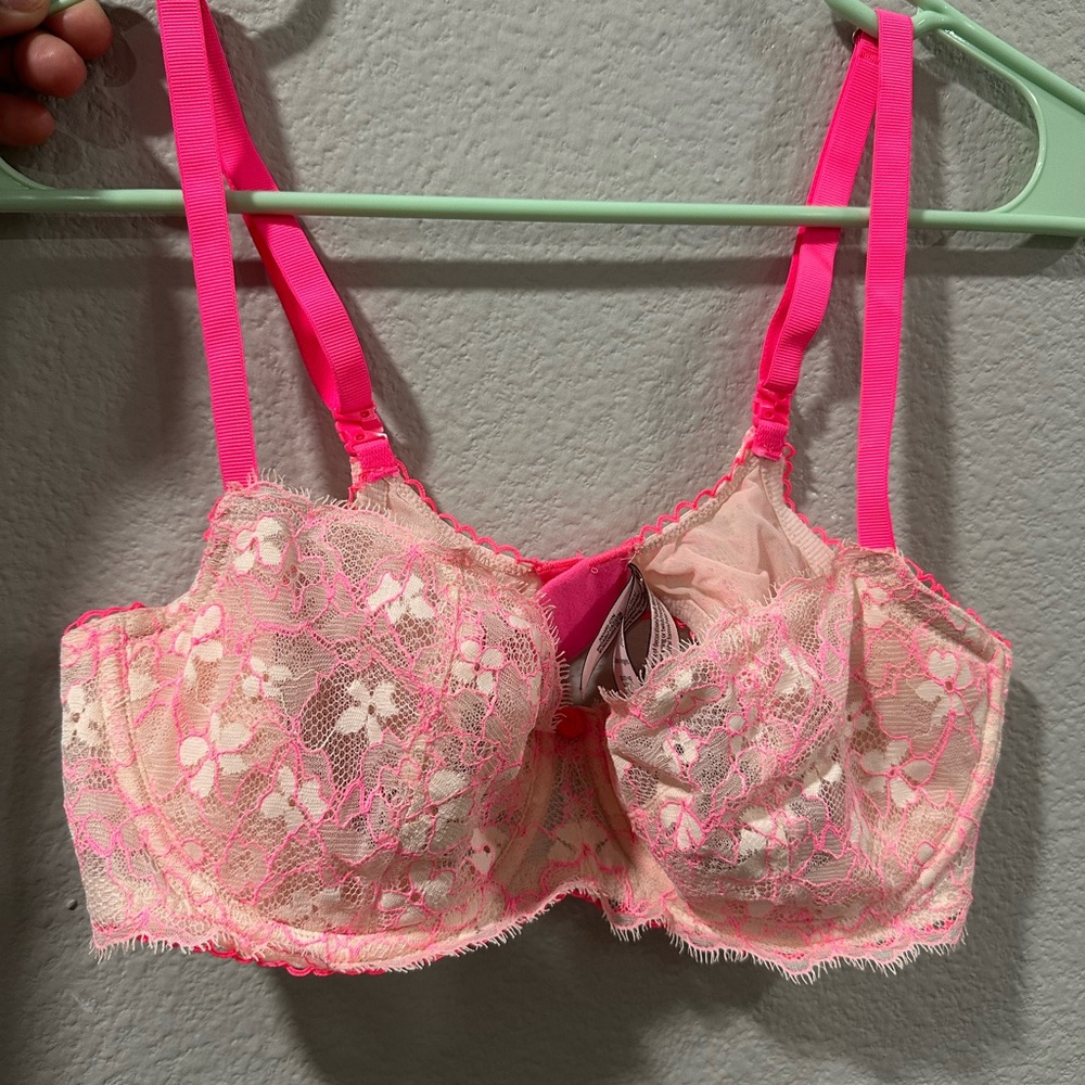 Victoria's Secret Pink Lace Underwire Bra